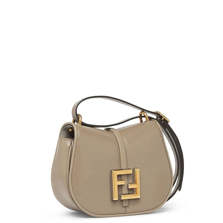 Affordable Calf Grey C'mon Leather Fendi Mini In Bag 0719